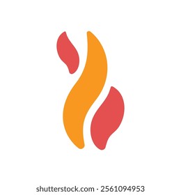 Flame Logo Vector Icon Template Illustration