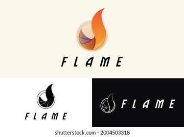 flame logo is a vectorized illustration. well-constructed and high-quality file. Layers are well-organized and name them appropriately.