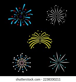 Flame Meaning Firecracker Conceptual Design Illustration Template - Vector eps 10