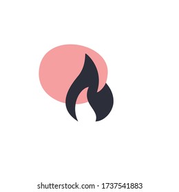 Llama - Icono moderno (Pictograma)