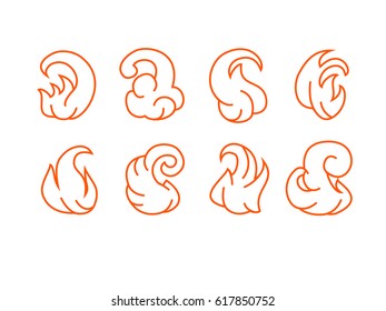 flame outline icon