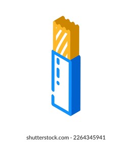 flame retardant low smoke halogen cable isometric icon vector. flame retardant low smoke halogen cable sign. isolated symbol illustration