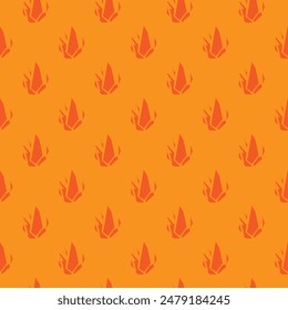 Flame seamless pattern background Modern creative design for textile Geometric polygonal style Fashion print for clothes apparel greeting invitation card banner poster wallpaper cover book flyer ad