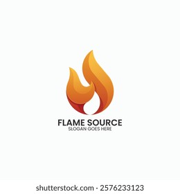 Flame Source Gradient Colorful Logo
