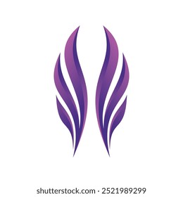 flame swoosh wings logo template Illustration Design