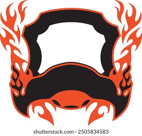 Flame Template with burn style