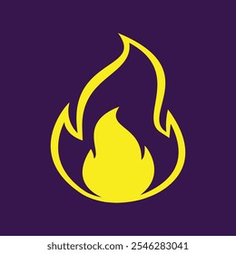 Flame trendy artwork lovely abstract vector illustration colorful applied design.eps