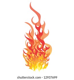 Flame Vector Stock Vector (Royalty Free) 12937699 | Shutterstock