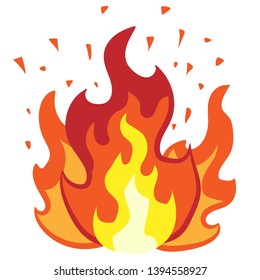 flame vector clipart graphic design