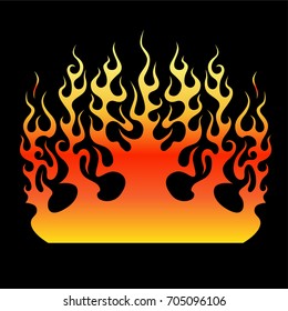 Flame vector, Fire tattoo, fire flames vector tribal devil tattoo fire  background  design, icon fire illustration, sample car hood stickers