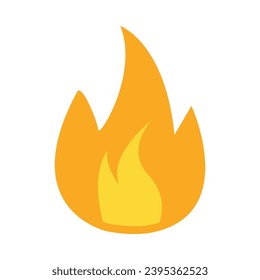 Flame Vector Flat Icon For Personal And Commercial Use.
