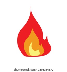 flame vector. Hot temperature curve painting. dangerous fire. flammable blaze heat explosion, blazing illustrations concept.