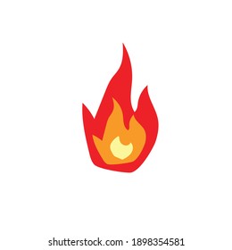 flame vector. Hot temperature curve painting. dangerous fire. flammable blaze heat explosion, blazing illustrations concept.