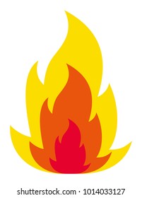 Flame vector icon