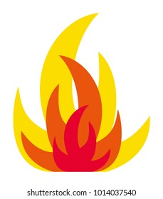 Flame vector icon