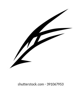 flame vector tribal, tribal tattoo vector art design pattern abstract element vintage on white background