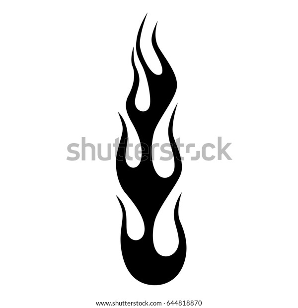 flame vector tribal, tribal tattoo design sketch. Black\
fire silhouette. 
