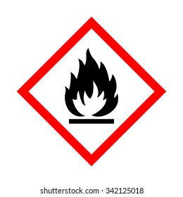 Flame Warning Sign