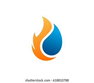 Flame Water Logo