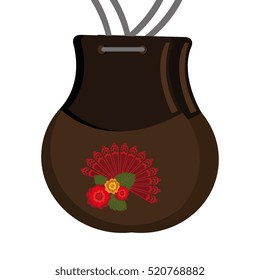 Flamenco castanets instrument icon