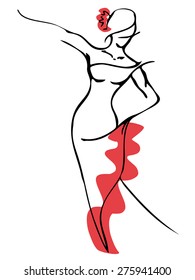 Flamenco dancer