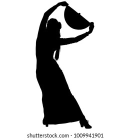 flamenco dancer with a fan