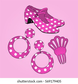 Flamenco fashion elements