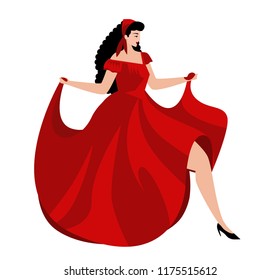 flamenco female dancer