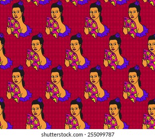 Flamenco Girl Pattern