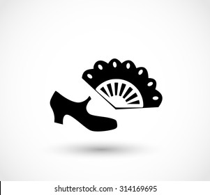 Flamenco Icon Vector