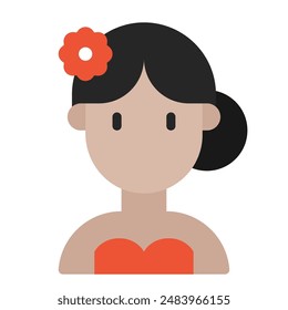 Flamenco icon for web, app, infographic, etc