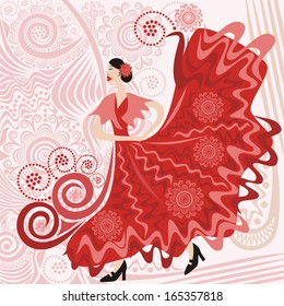 Flamenco vector illustration