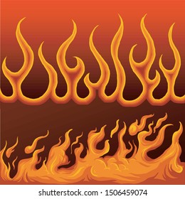 flames background pattern vector design