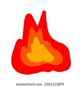 Flames are hot works of art fire.