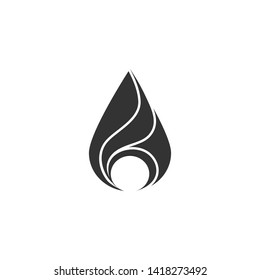 Flames Icon and Logo template