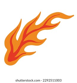 Flames illustration sets, good for graphic design resources.