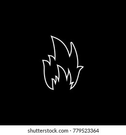 Flames vector icon