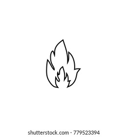 Flames vector icon