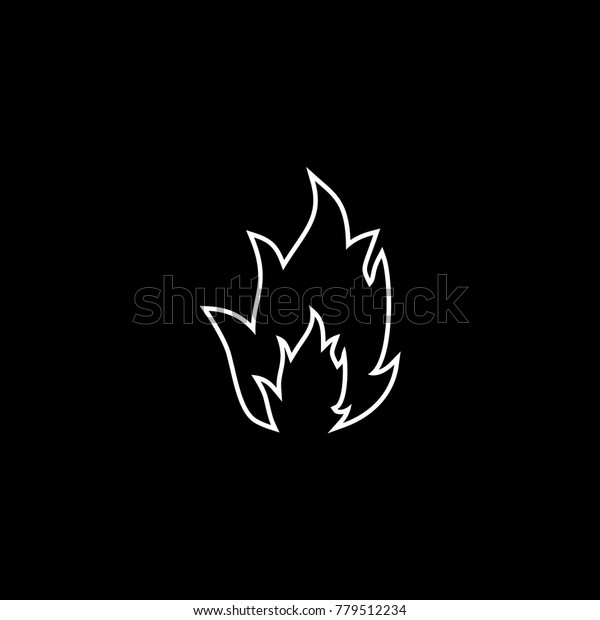 Flames vector\
icon
