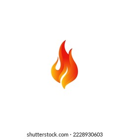 flames vector illustration for icon,symbol or logo. fire template logo