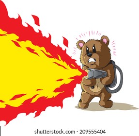 Flamethrower Bear