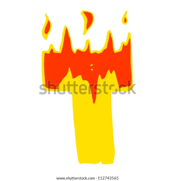 Flaming Cartoon Letter T Stock Vector (Royalty Free) 112743565 ...