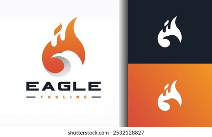 the flaming fire bird logo