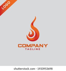 Flaming Fire Logo Set, Suitable for Companies in The Fields of Fire, Games, Brand T-shirts, Video Maker, etc.