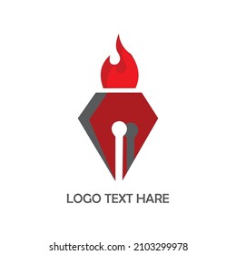 flaming fire prone security vector logo.security logo