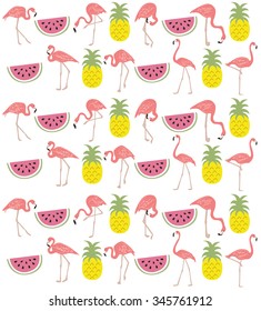 2,441 Pineapple watermelon flamingo Images, Stock Photos & Vectors ...