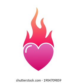 heart on fire emoji samsung