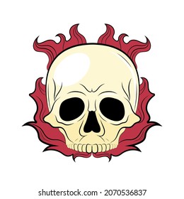 estilo retro de calcomanía inflamante