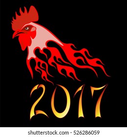 Flaming tattoo designs rooster, logo fiery  rooster charset value 