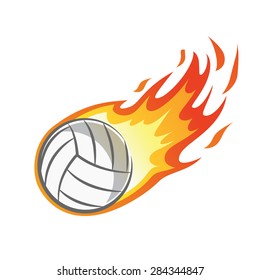 311 Volleyball Flaming White Background Images, Stock Photos & Vectors ...